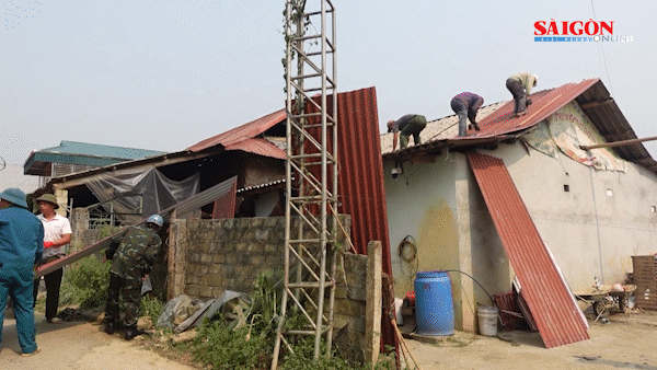 Lào Cai khắc phục hậu quả do mưa đá và dông lốc