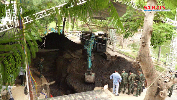 Mở rộng khu vực tìm kiếm hài cốt liệt sĩ ở Công viên Lê Thị Riêng