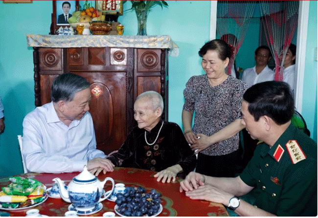 Party General Secretary and State President visits former leaders