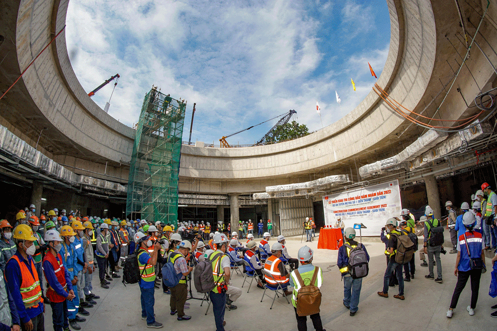 MAUR holds construction commencement ceremony of Metro Line No.1  ảnh 2