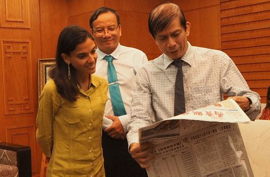 Cuba Granma Newspaper's delegation visits SGGP Newspaper