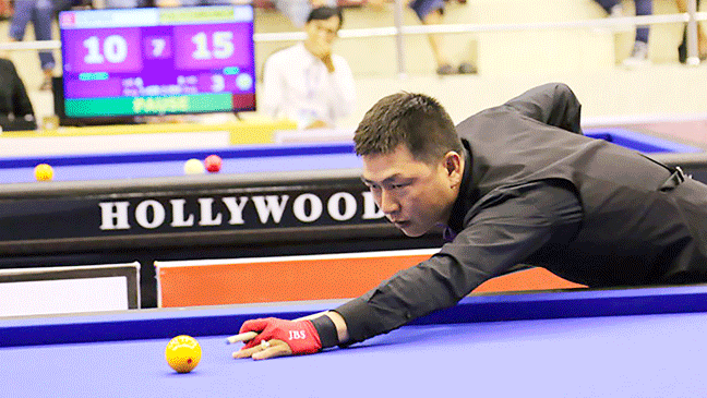 Mã Minh Cẩm cùng các đồng đội quyết tâm khẳng định vị thế của billiards Việt Nam trước các cơ thủ hàng đầu thế giới. Ảnh: TUẤN AN