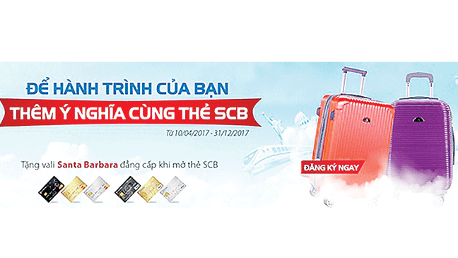 Phát hành thẻ SCB, nhận quà như ý