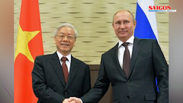 Tổng Bí thư Nguyễn Phú Trọng và Tổng thống Nga Vladimir Putin