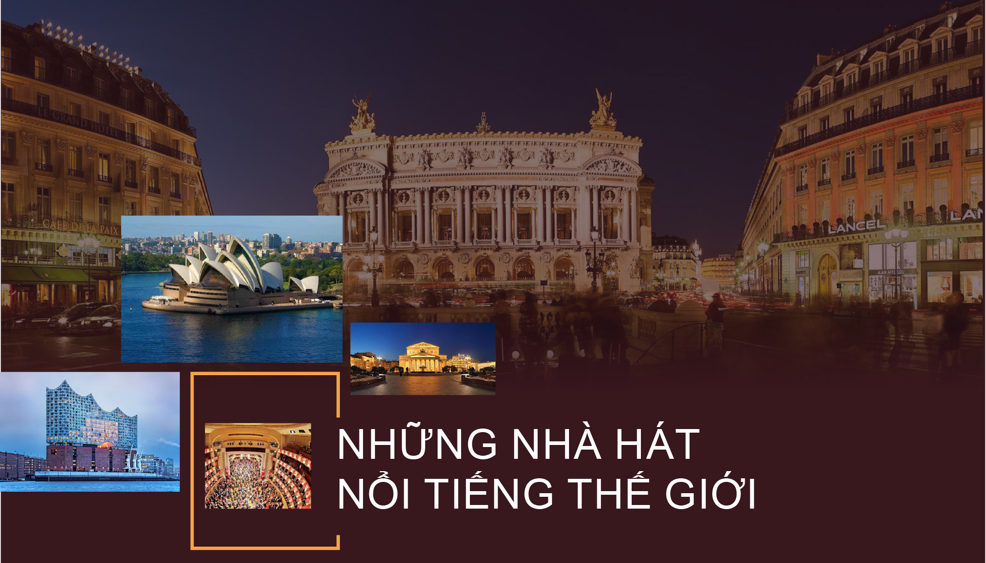 Những nhà hát nổi tiếng thế giới