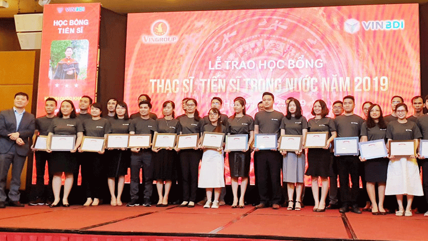 Các nghiên cứu sinh nhận học bổng tiến sĩ của Quỹ Đổi mới sáng tạo VinIF