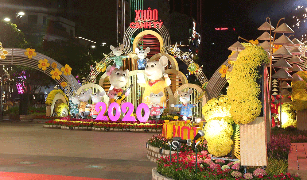 Khai mạc Đường hoa Nguyễn Huệ Xuân Canh Tý 2020  ảnh 2