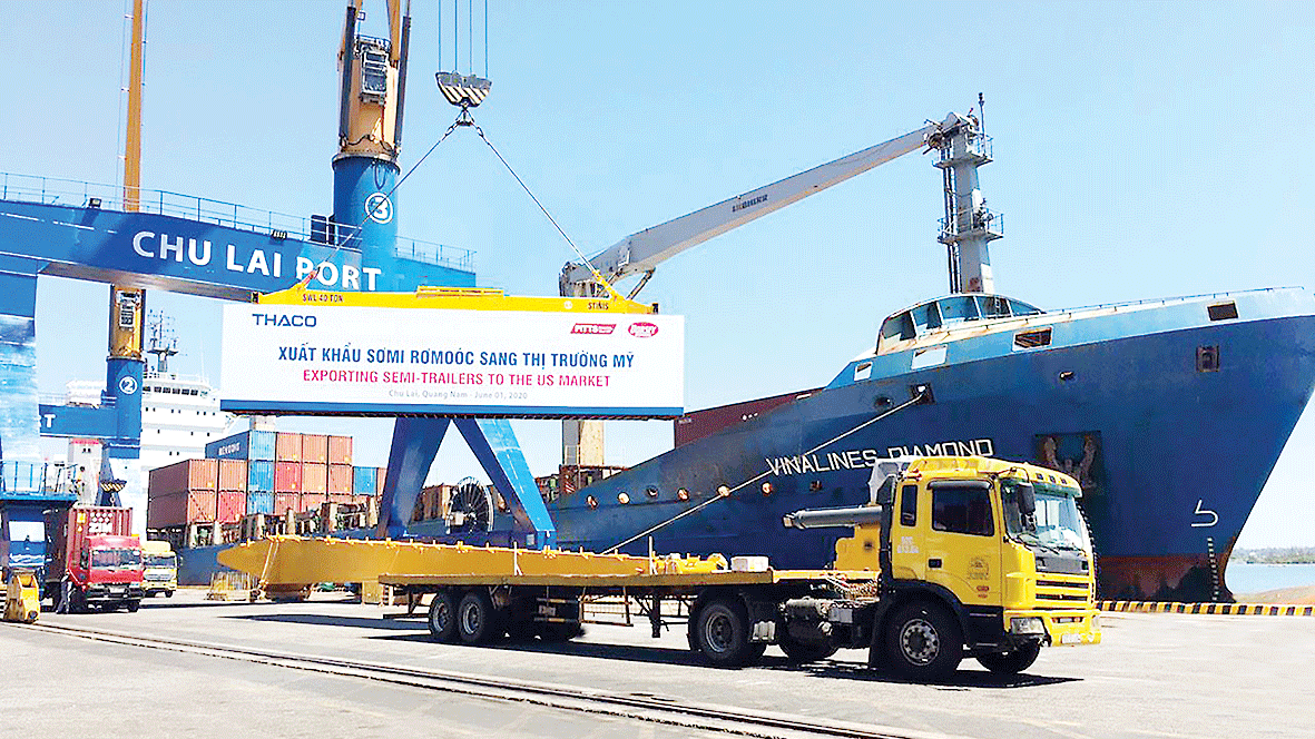 Thaco tiếp tục xuất khẩu sơmi rơmoóc sang Mỹ  ảnh 2