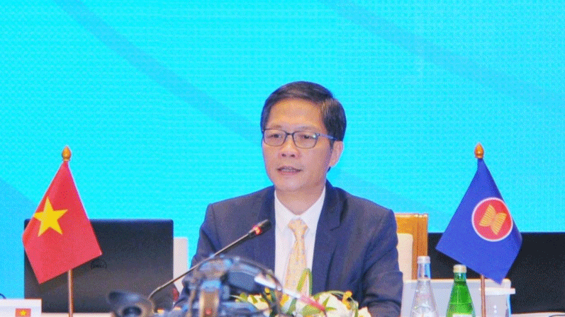 Bộ trưởng Bộ Công Thương Trần Tuấn Anh tại Hội nghị. Ảnh: VGP