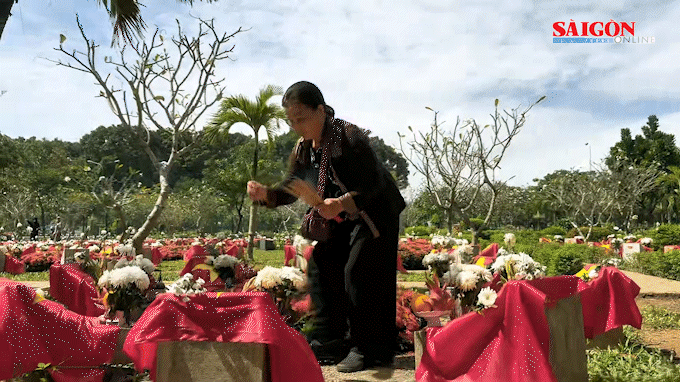 Chia sẻ xúc động của con gái liệt sĩ Nguyễn Thế Truyện trước nơi 731 anh hùng an nghỉ 