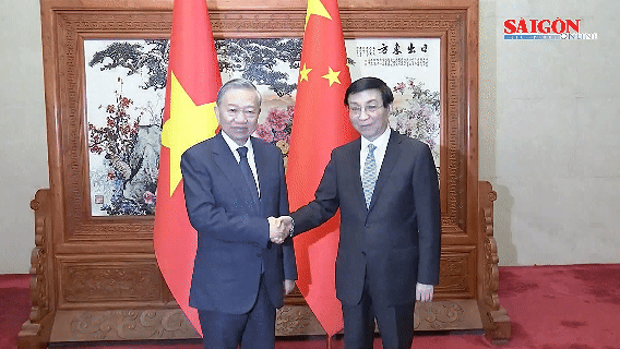 Tổng Bí thư, Chủ tịch nước Tô Lâm hội kiến Chủ tịch Chính hiệp toàn quốc Trung Quốc Vương Hộ Ninh