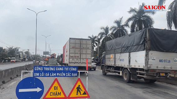 Khắc phục tình trạng ùn tắc giao thông trên Quốc lộ 51
