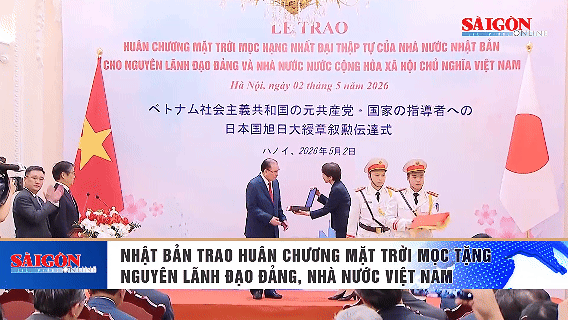 Nhật Bản trao Huân chương Mặt trời mọc tặng nguyên lãnh đạo Đảng, Nhà nước Việt Nam