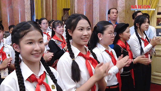 Tổng Bí thư, Chủ tịch nước Tô Lâm gặp mặt 85 đội viên tiêu biểu toàn quốc