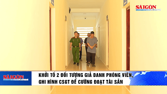 Khởi tố 2 đối tượng giả danh phóng viên, ghi hình CSGT để cưỡng đoạt tài sản