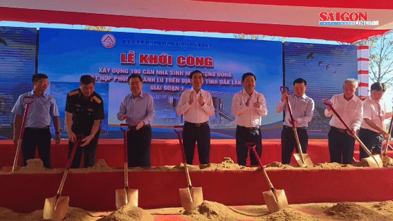 Phó Thủ tướng Phan Văn Giang dự lễ khởi công 100 căn nhà tránh lũ cộng đồng ở Đắk Lắk