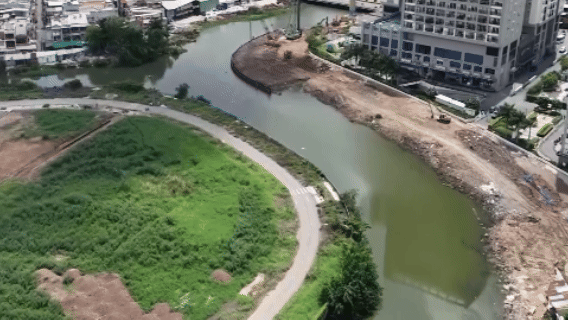 100% hộ dân bàn giao mặt bằng, dự án cải tạo rạch Xuyên Tâm đẩy nhanh tiến độ thi công