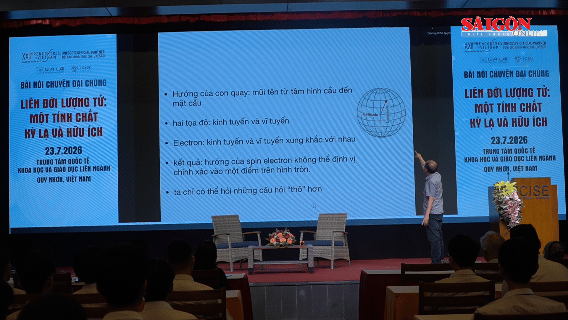 Giáo sư Đàm Thanh Sơn "truyền lửa" vật lý lượng tử cho giới trẻ Việt Nam
