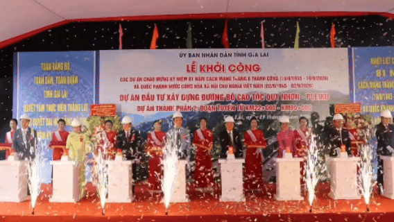 Khởi công Dự án thành phần 2, đường cao tốc Quy Nhơn – Pleiku