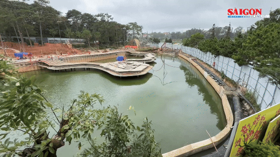 Lâm Đồng: "Thay áo mới" cho các hồ lắng quanh hồ Xuân Hương
