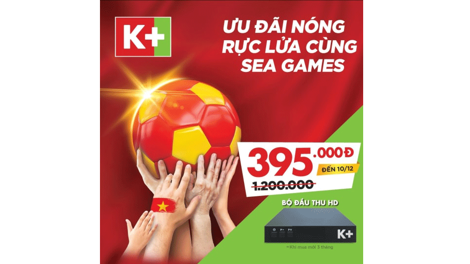 Tiếp lửa SEA Games 2019 cùng K+