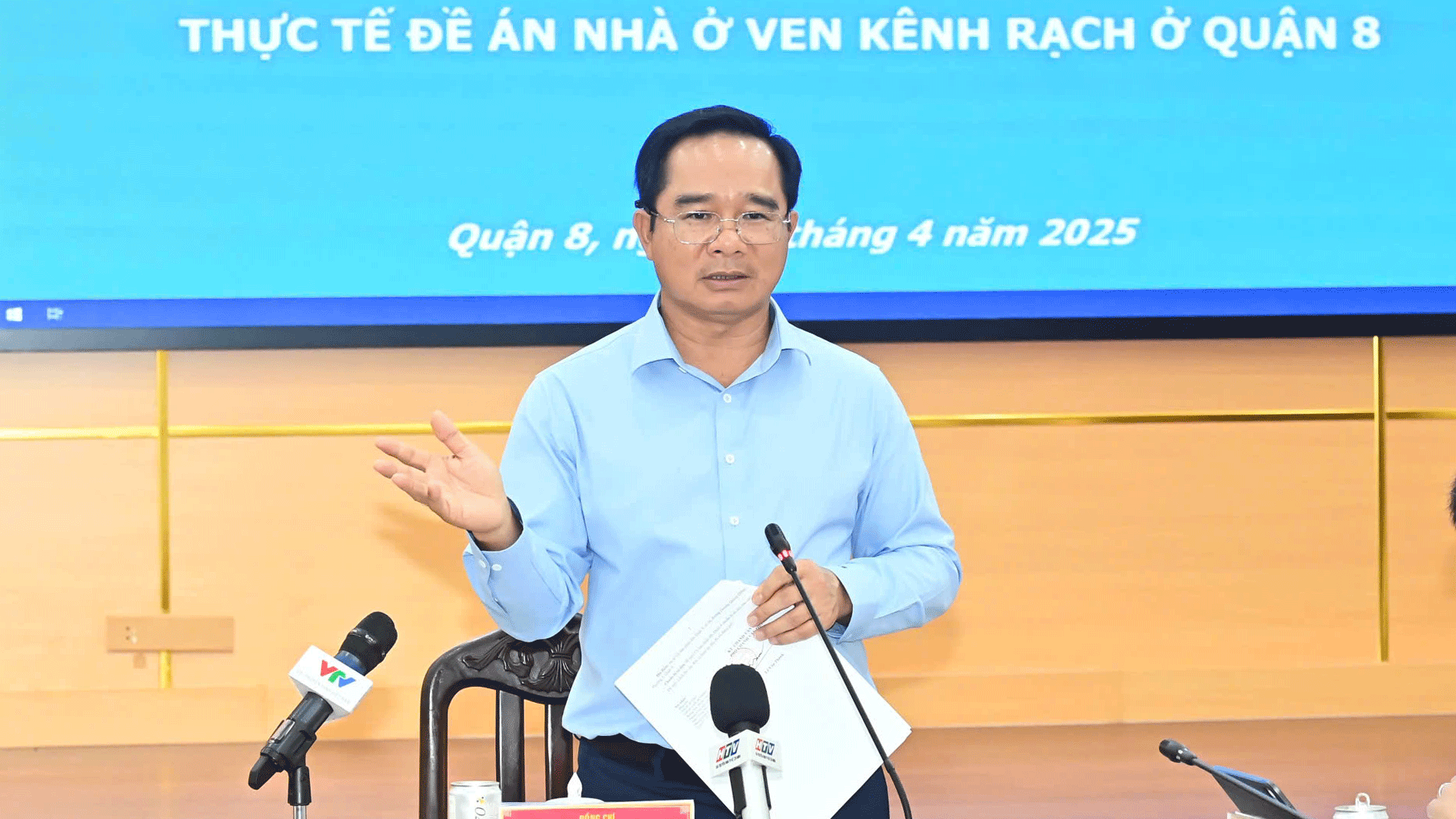 Chủ tịch UBND TPHCM Nguyễn Văn Được: Việc thực hiện đề án di dời nhà ven kênh rạch là nhiệm vụ trọng tâm