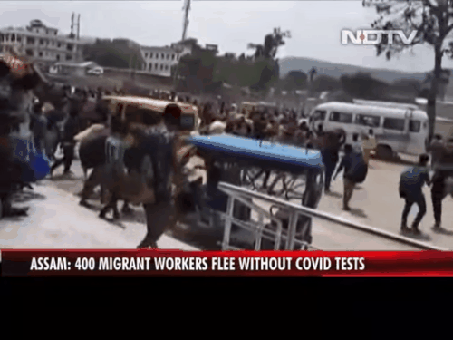 Hỗn loạn tại địa ngục Covid của Ấn Độ: Hàng trăm người tháo chạy để trốn xét nghiệm giữa cơn bão dịch bệnh - Ảnh 1.