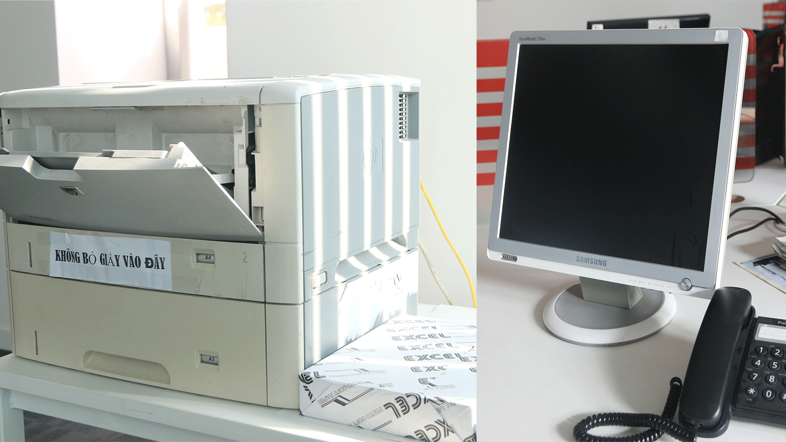 Một số trang thiết bị văn phòng