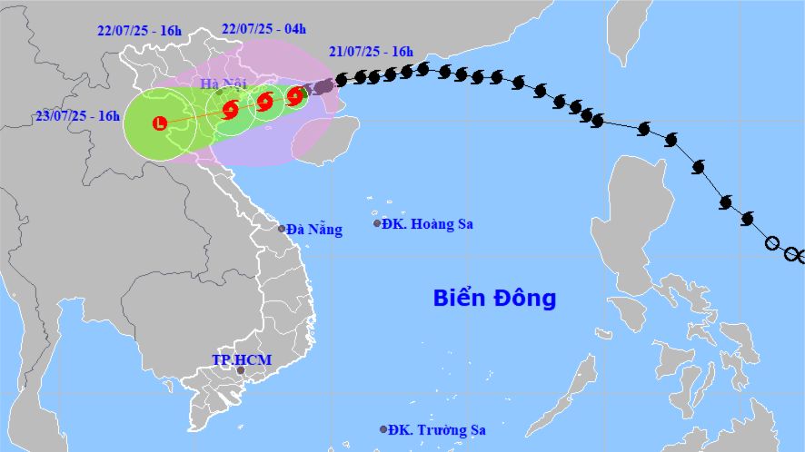 Bão sẽ đổ bộ Hải Phòng - Thanh Hóa 