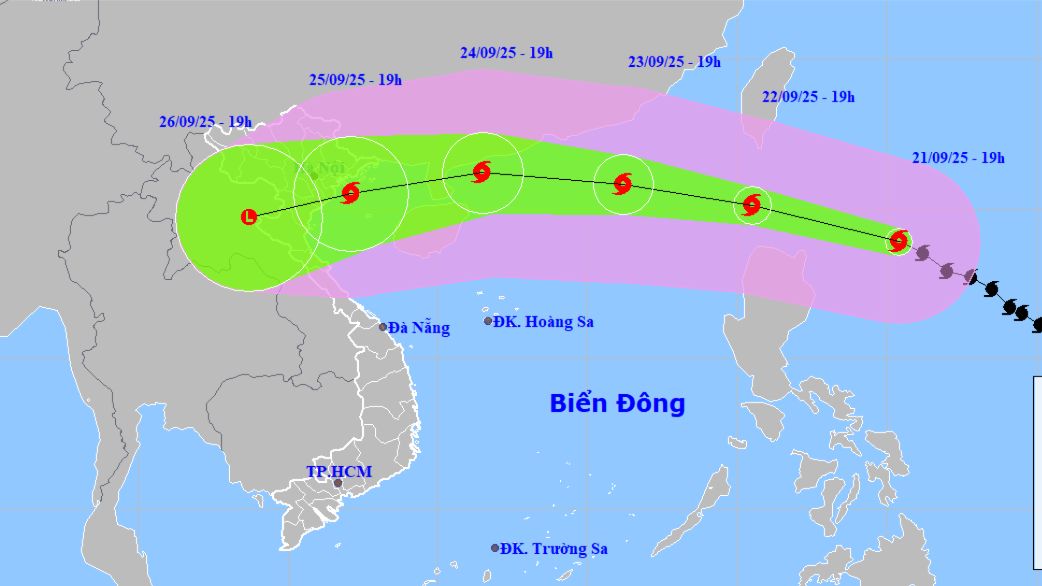 Siêu bão Ragasa có cường độ mạnh ngang bão Yagi, gây mưa lớn ở Bắc bộ