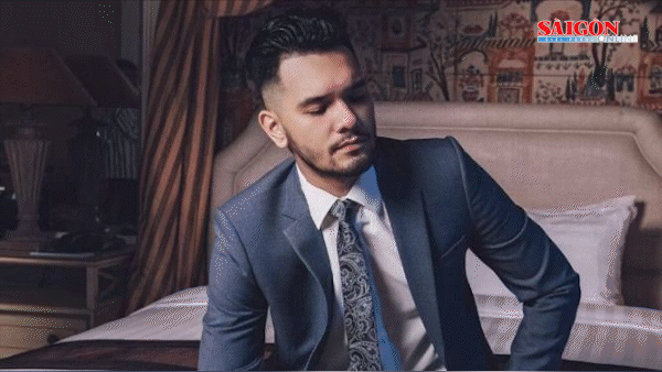 Người mẫu, diễn viên Nhikolai Đinh lúc chưa bị bắt.