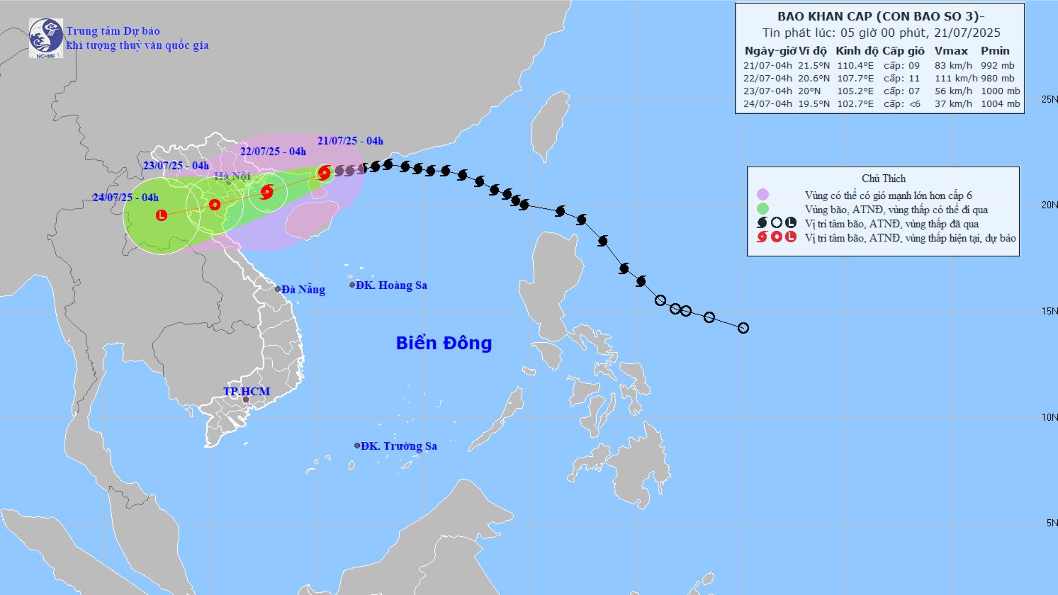 Khẩn trương, quyết liệt ứng phó bão số 3