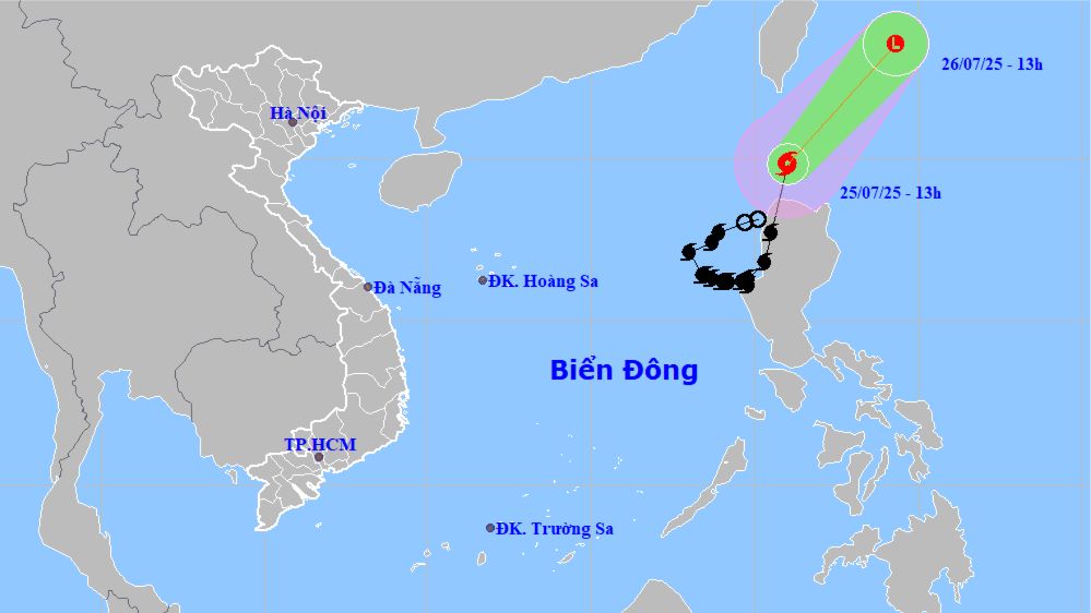 Bão số 4 đã thoát ra khỏi Biển Đông, không quay lại