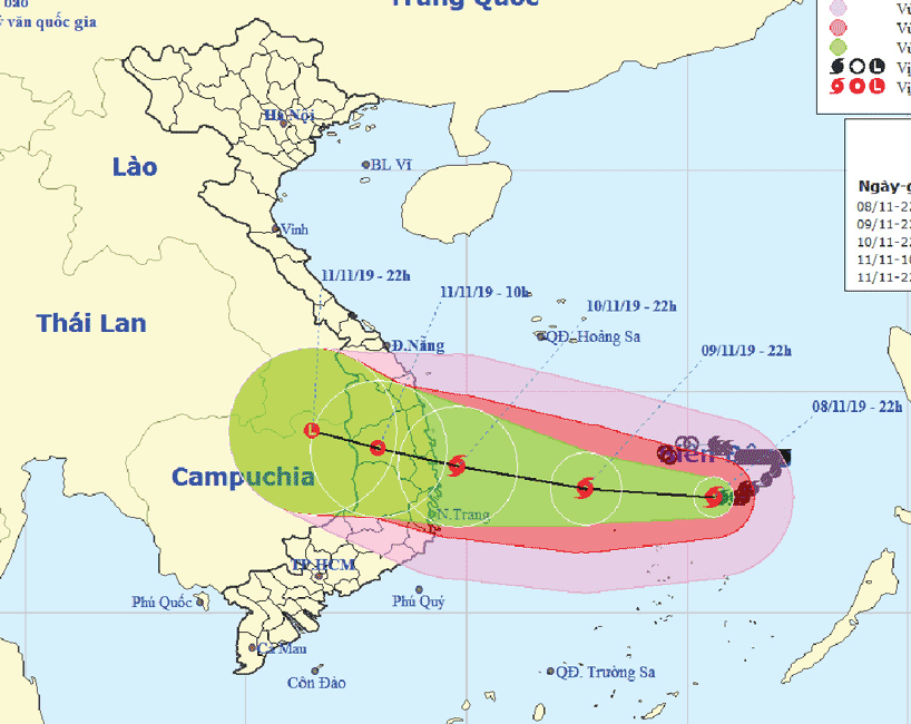 Khẩn trương ứng phó bão số 6