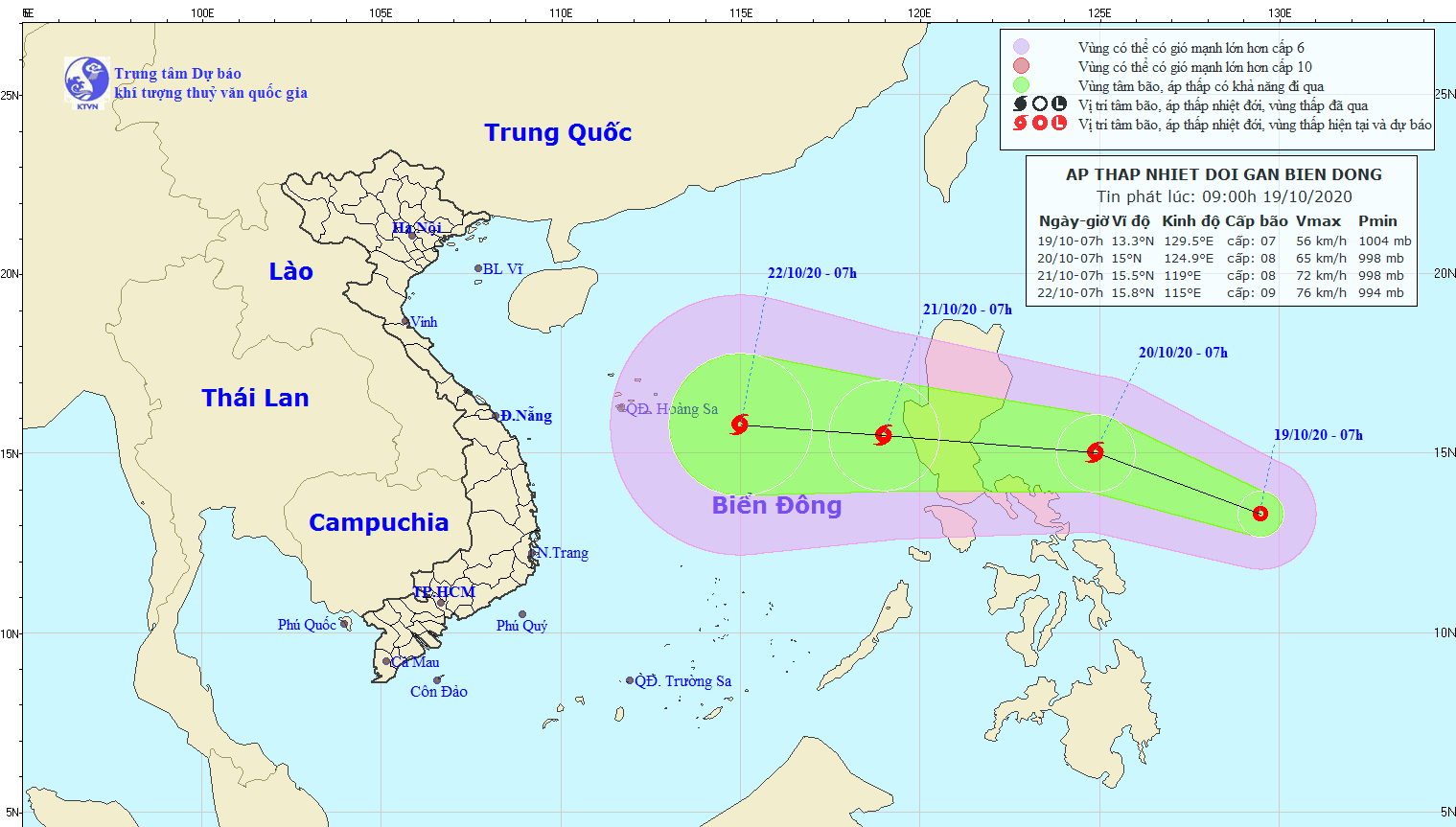 Không khí lạnh mạnh tràn về, thêm áp thấp nhiệt đới mới