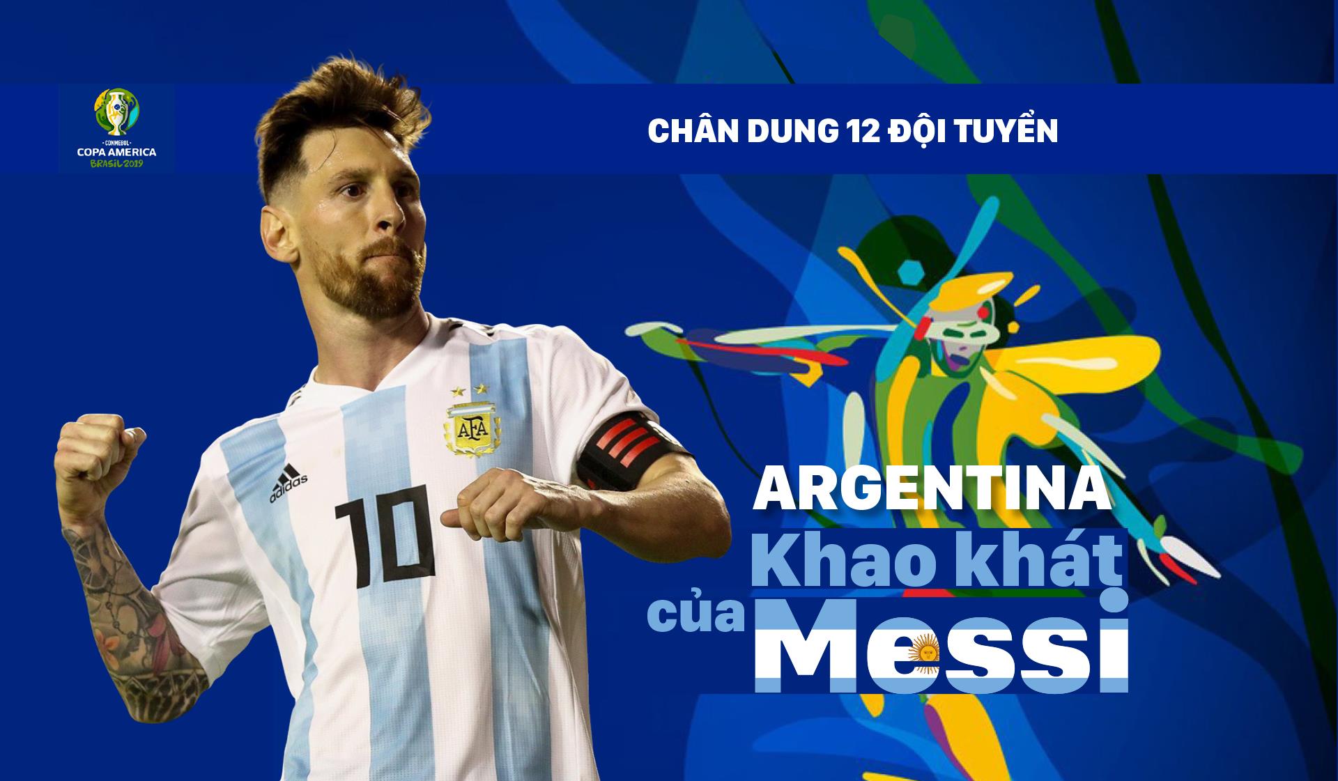 Bảng B: ARGENTINA - Nỗi khao khát của Messi
