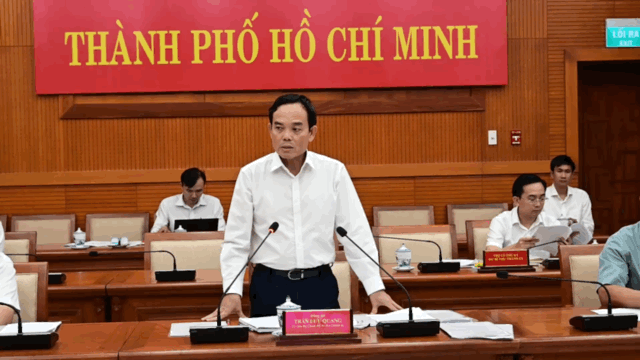 Bí thư Thành ủy TPHCM Trần Lưu Quang chủ trì họp với 168 phường, xã, đặc khu về công tác chuẩn bị bầu cử