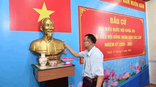 TPHCM: Nhiều khu vực bỏ phiếu đã sẵn sàng cho ngày bầu cử 15-3