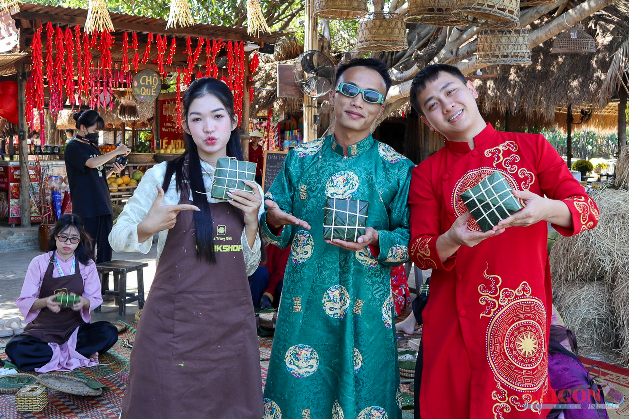 Không gian tết xưa thu hút giới trẻ