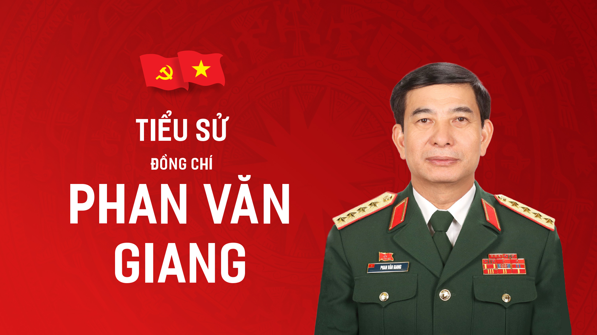 Tiểu sử đồng chí Phan Văn Giang