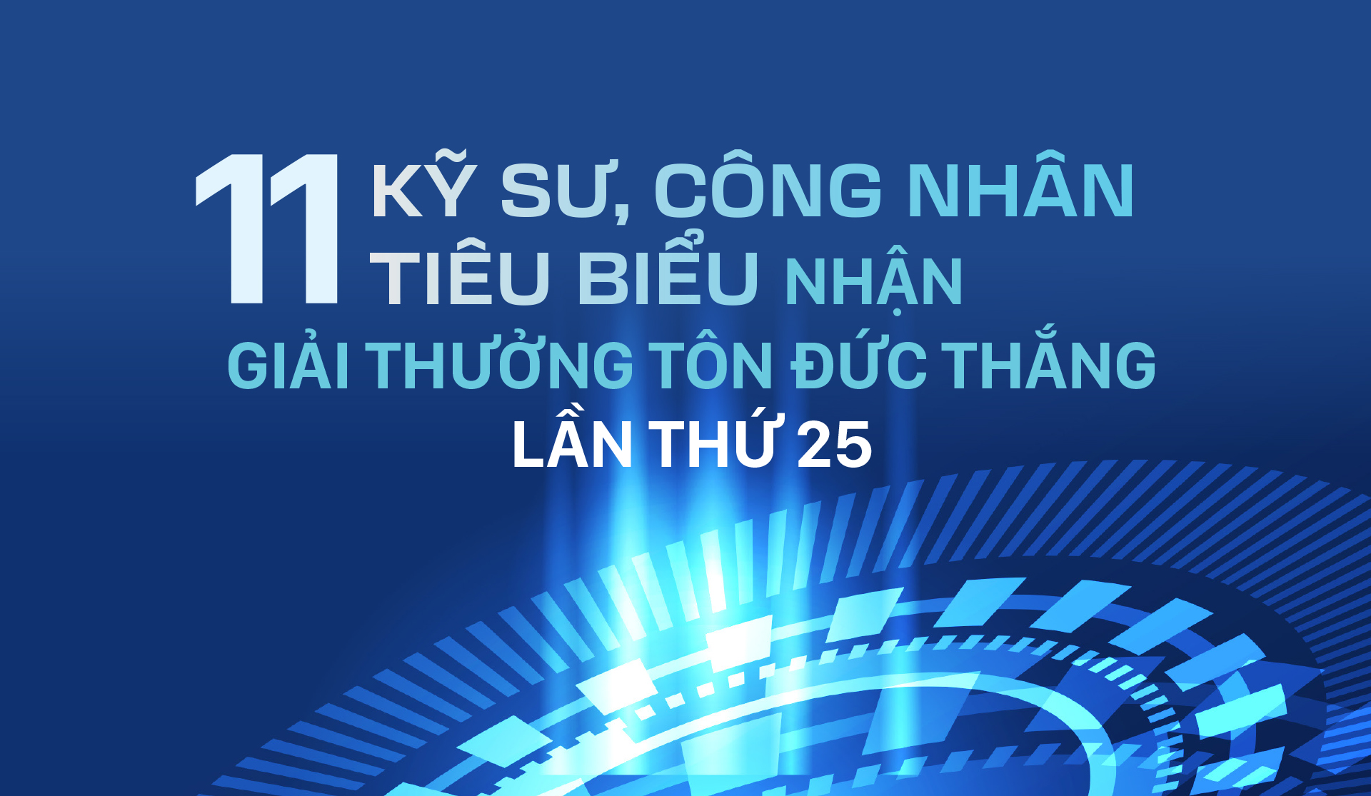 Vinh danh 11 kỹ sư, công nhân đạt Giải thưởng Tôn Đức Thắng lần thứ 25