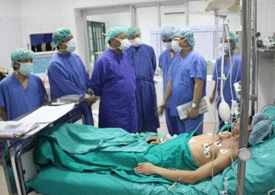 The first patient undergone liver transplant at Viet - german Friendship Hospital