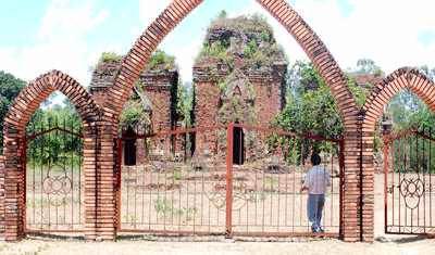 The heritage monument of Chien Dan Towers (Photo: SGGP)