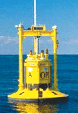 Máy phát điện sử dụng sóng biển.