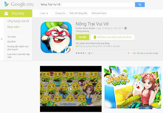 Ra mắt game Nông Trại Vui Vẻ phiên bản mobile