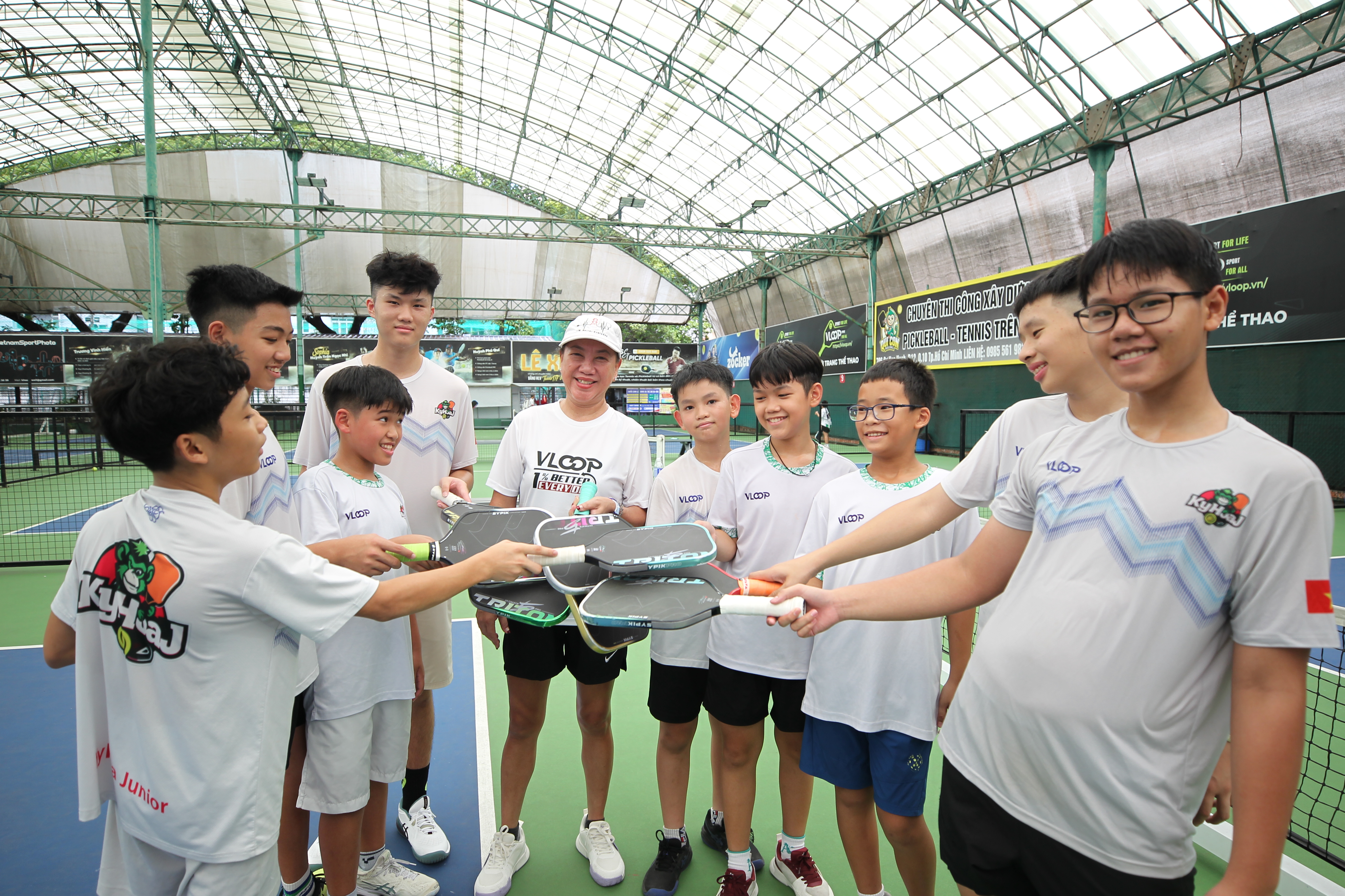 Vườn ươm đam mê pickleball cho trẻ em 