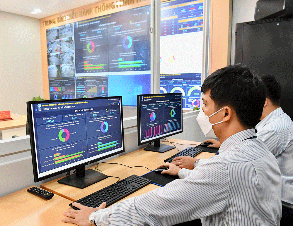 Ra mắt Trung tâm Điều hành thông minh huyện Bình Chánh​ ảnh 2