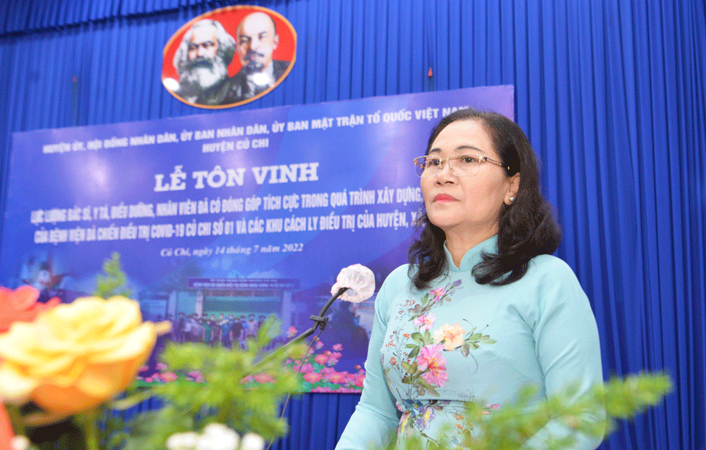 Củ Chi tôn vinh lực lượng tuyến đầu phòng chống dịch Covid-19 ảnh 1