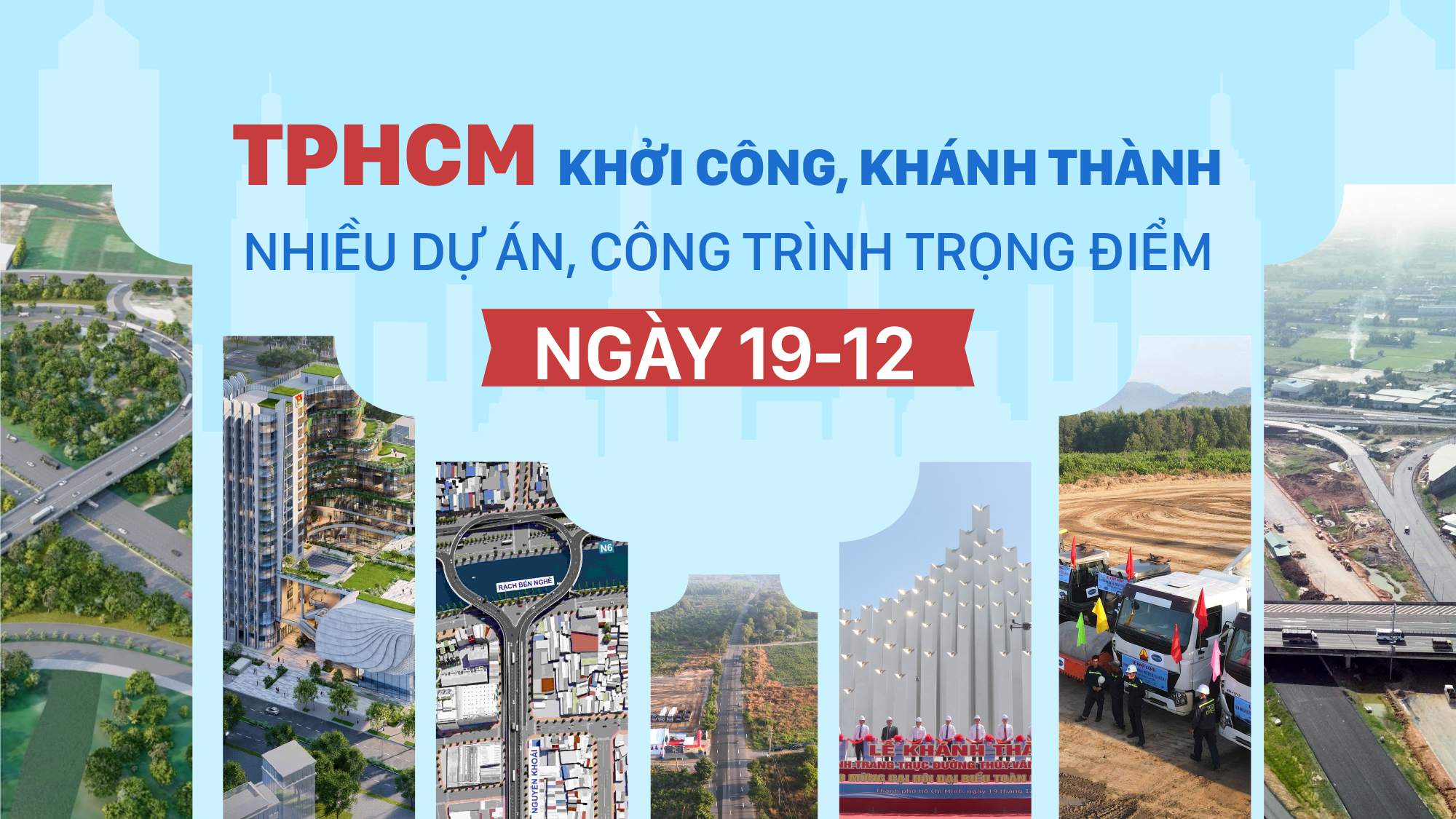 TPHCM khởi công, khánh thành nhiều dự án, công trình trọng điểm ngày 19-12