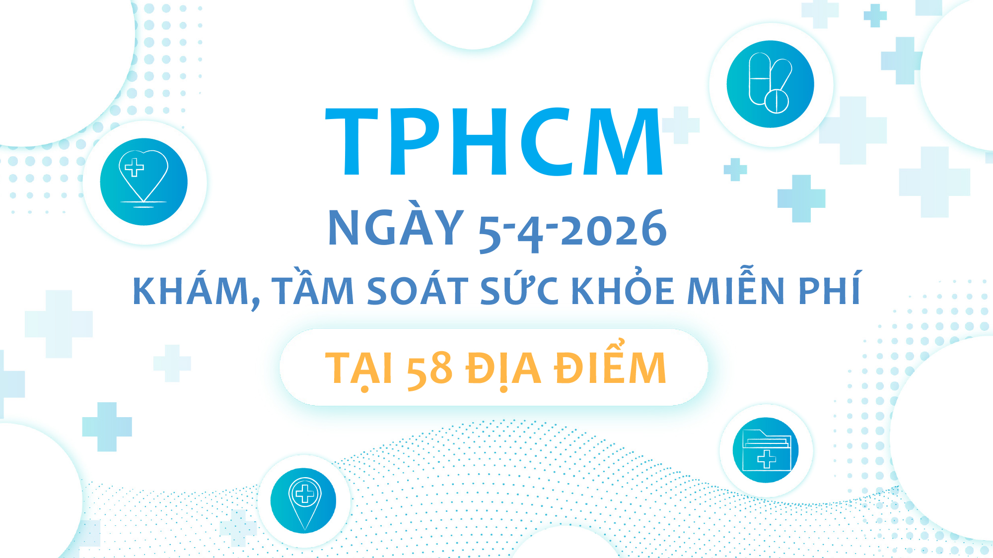 TPHCM: 58 địa điểm khám, tầm soát sức khỏe miễn phí ngày 5-4